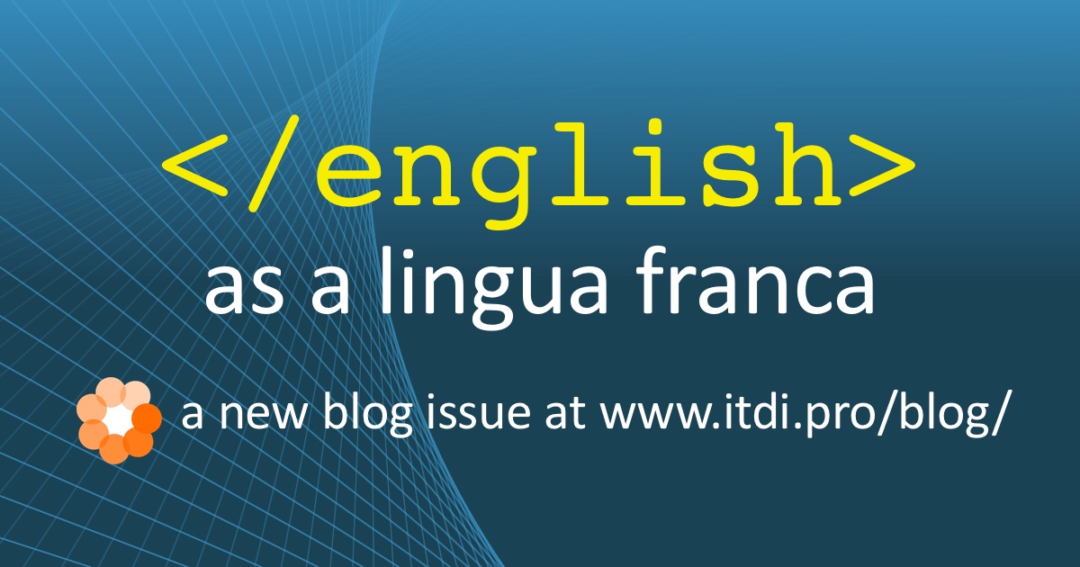 English as a Lingua Franca | iTDi Blog for teachers