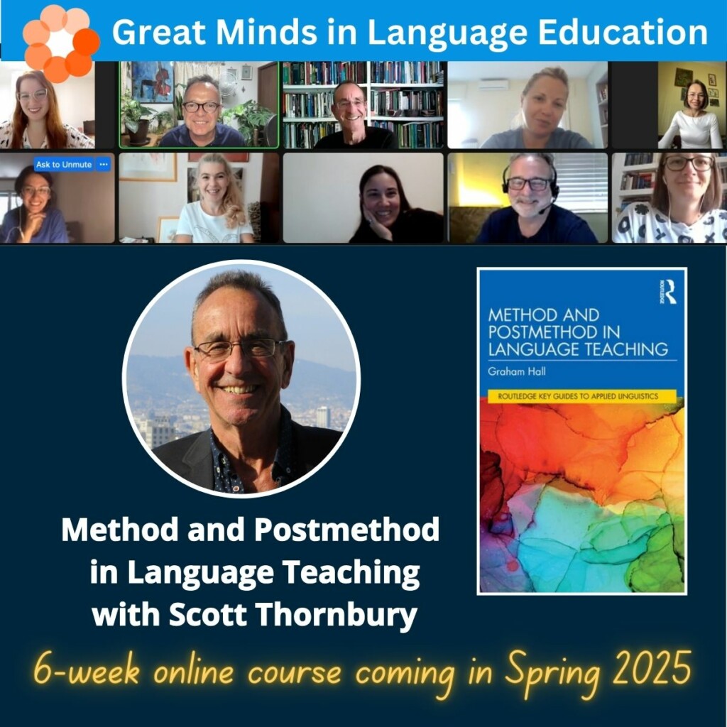 iTDi live discussion course - method and postmethod in language teaching with Scott Thornbury